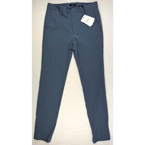 NWT Theory Peterson Neoteric Chino Pants 30 Blue Slim Tapered Stretch $195